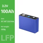3.2V 100Ah LiFePO4 prismatic cell