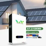 100% A grade Cell wall mounted home energy storage battery 5kwh 7.2kwh 10kwh power wall