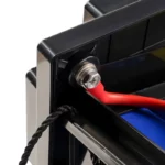 Detail of 12V 24V positive terminal screw