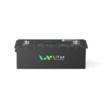 Front view of Liyue New Energy's 72V100Ah golf cart power lithium battery.