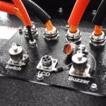 Detail diagram of forklift battery harness interface