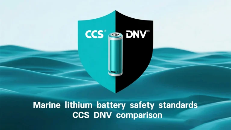 Marine lithium battery safety standards CCS DNV comparison