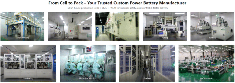 Pouch cell production line