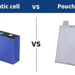 Comparison diagram of pouch cell and prismatic cell batteries