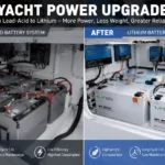 Upgrade lead-acid battery to lithium iron phosphate battery