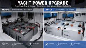 Upgrade lead-acid battery to lithium iron phosphate battery
