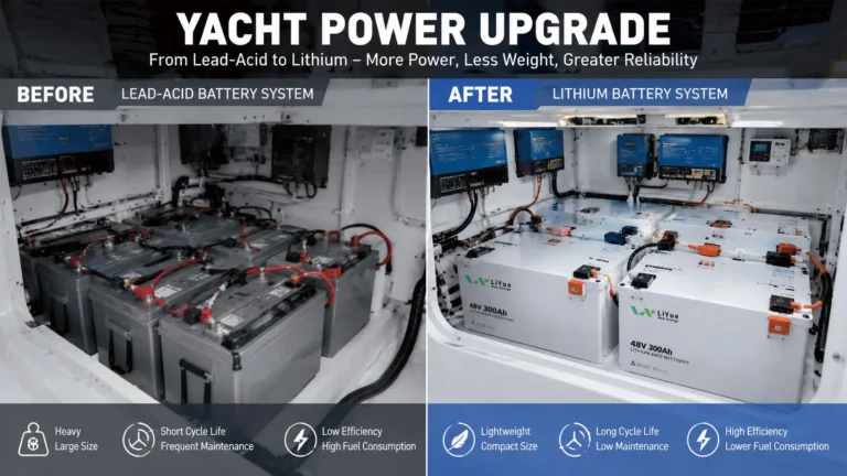 Upgrade lead-acid battery to lithium iron phosphate battery